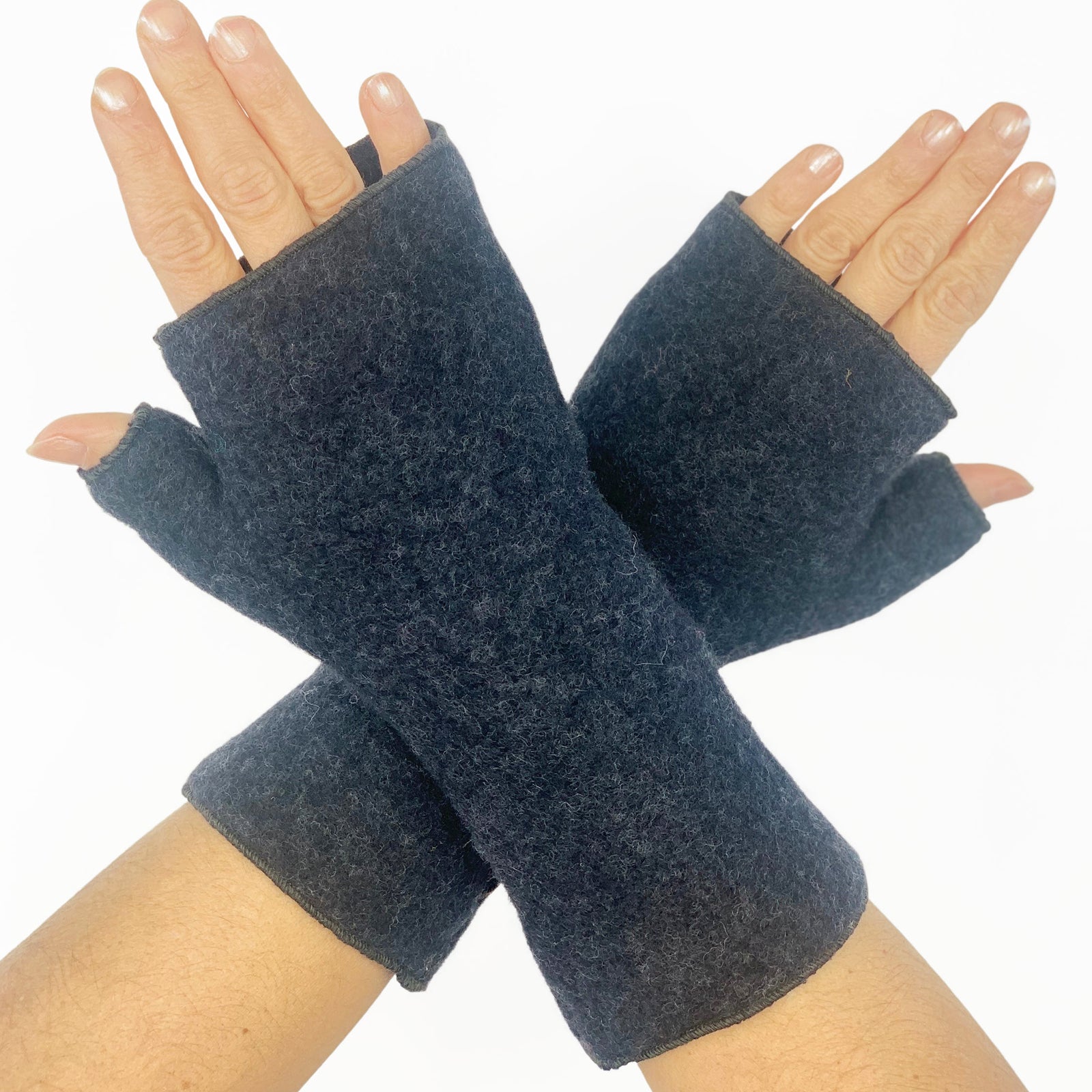 Daumenstulpe Wolke anthrazit