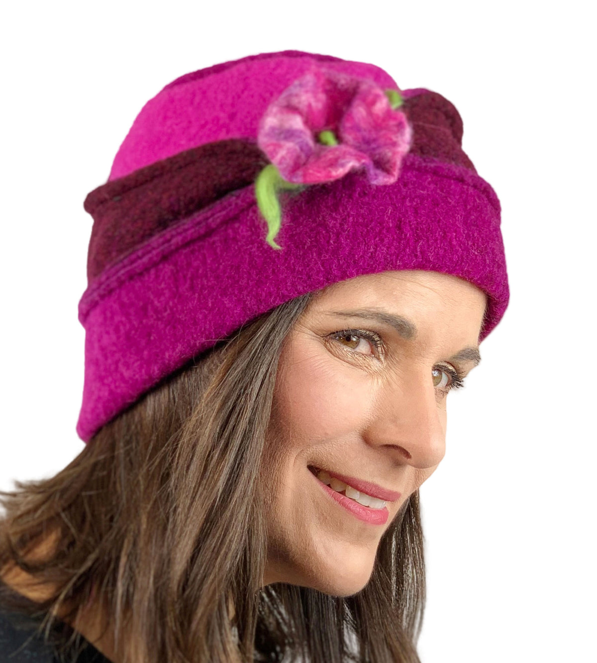 Duo-Mütze FABRICIA pink