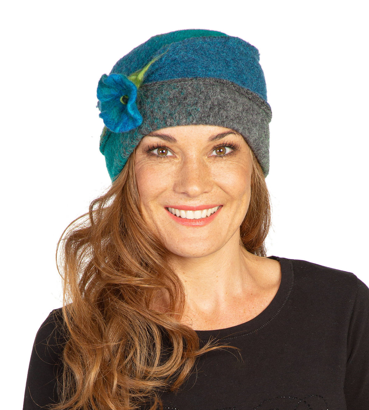 Duo-Mütze FABRICIA smaragd