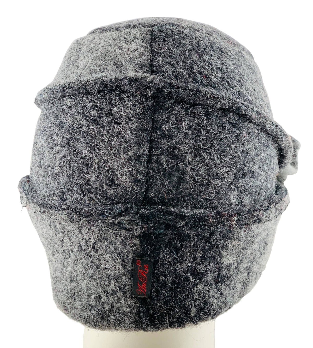Duo-Mütze FABRICIA grau Rückansicht