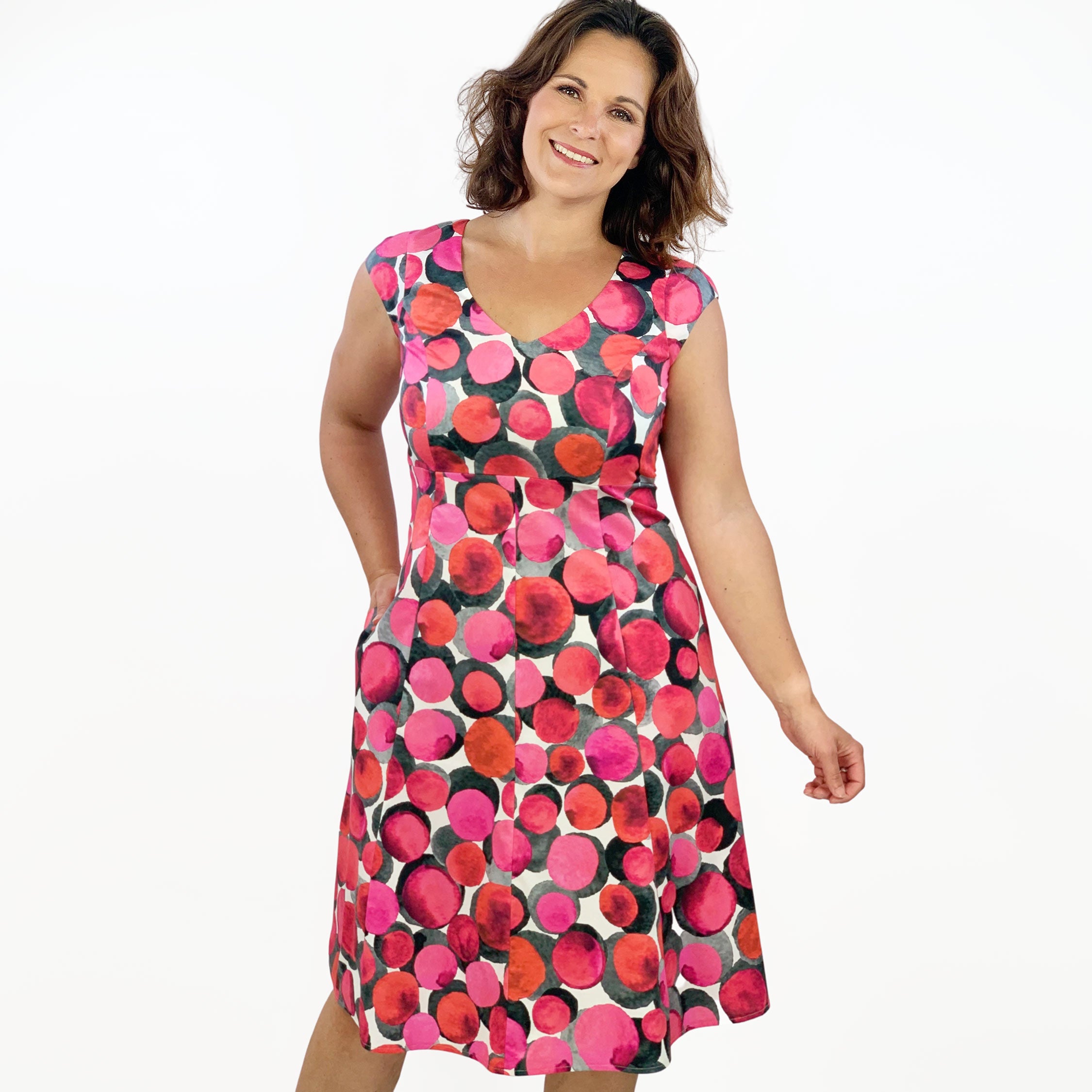 Empirekleid Tina pink