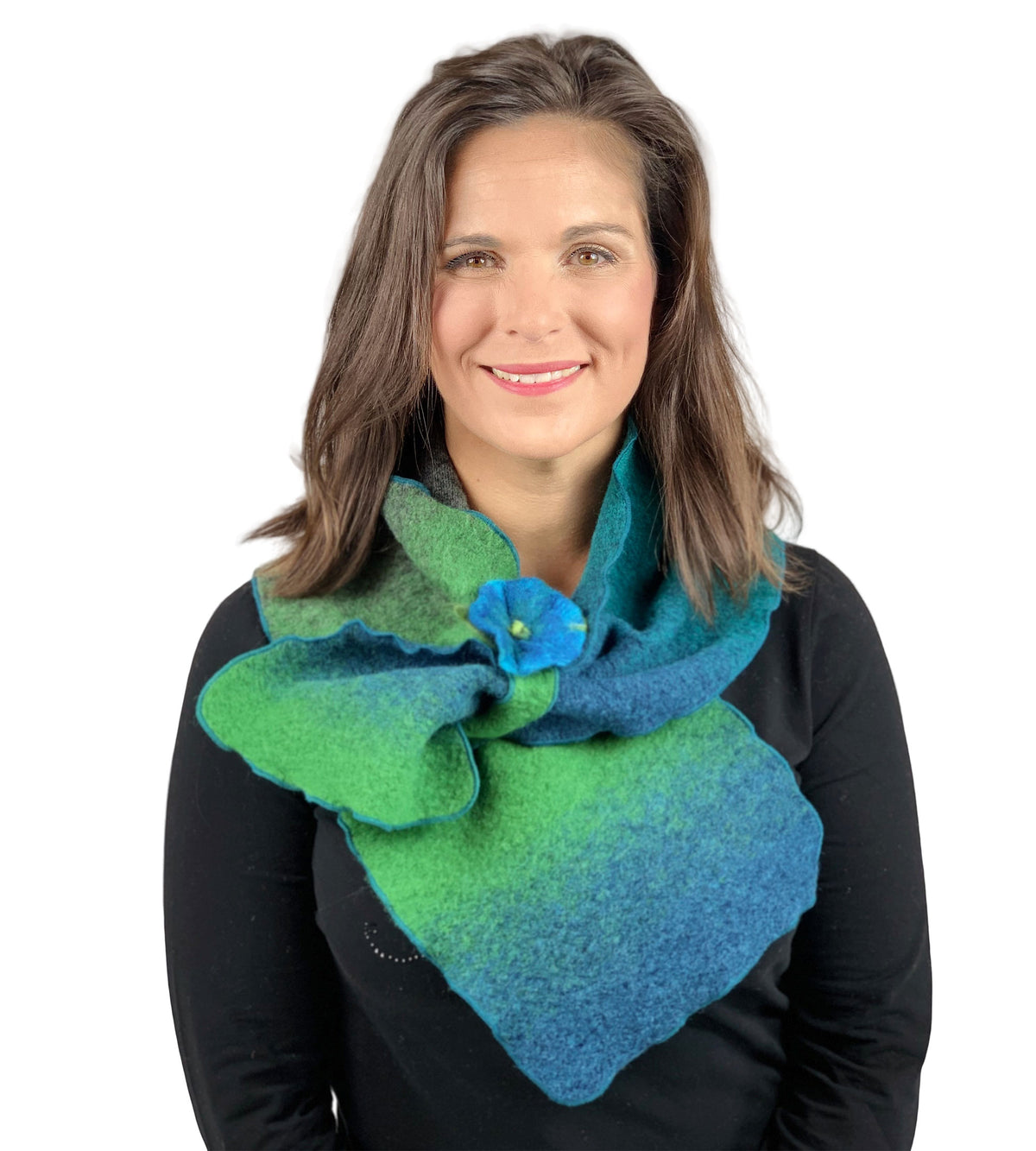 Steckschal Fabricia smaragd