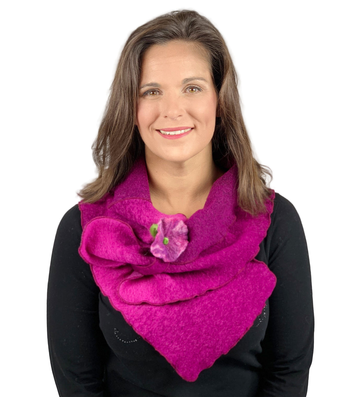 Steckschal Fabricia pink