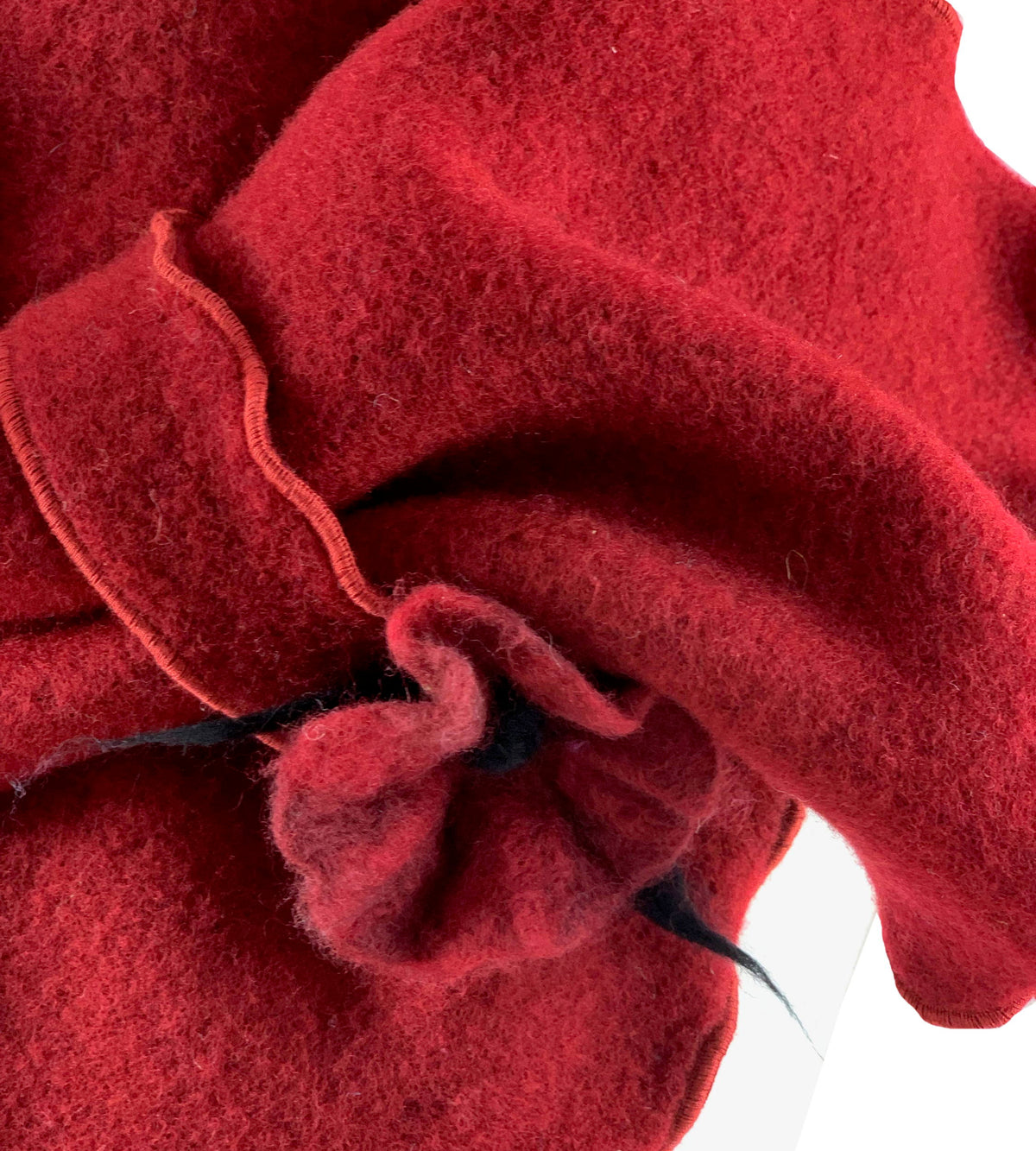 Steckschal Wolke rot Blume