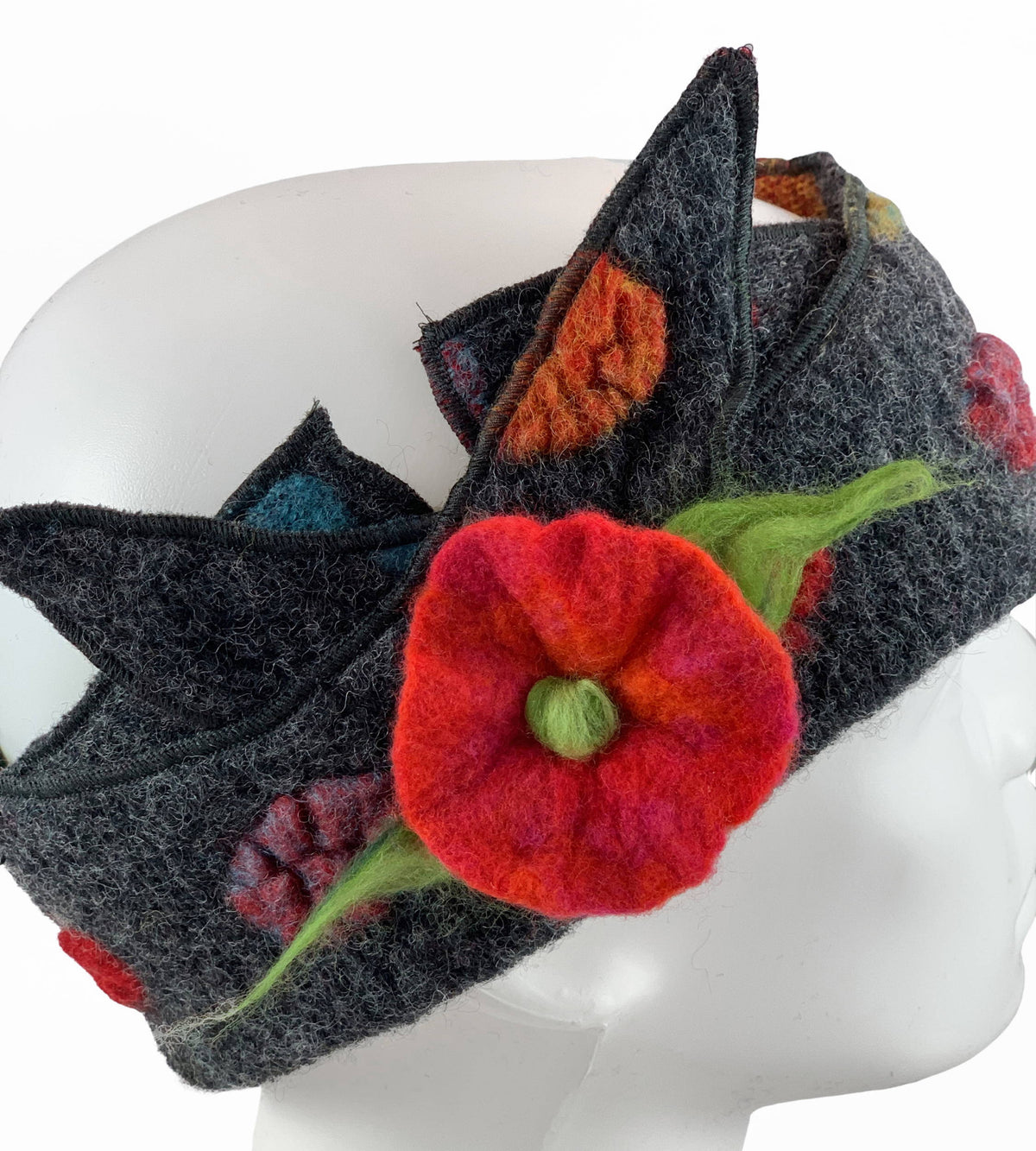 Stirnband Tupfen Seitenansicht