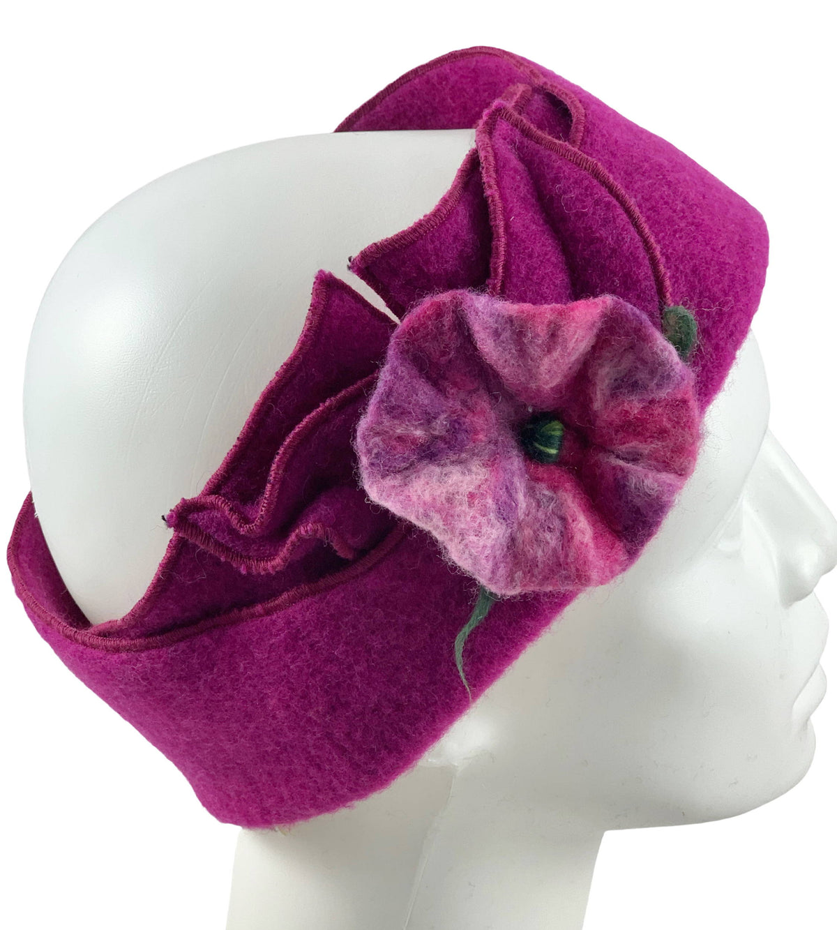 Stirnband Wolke pink Seitenansicht