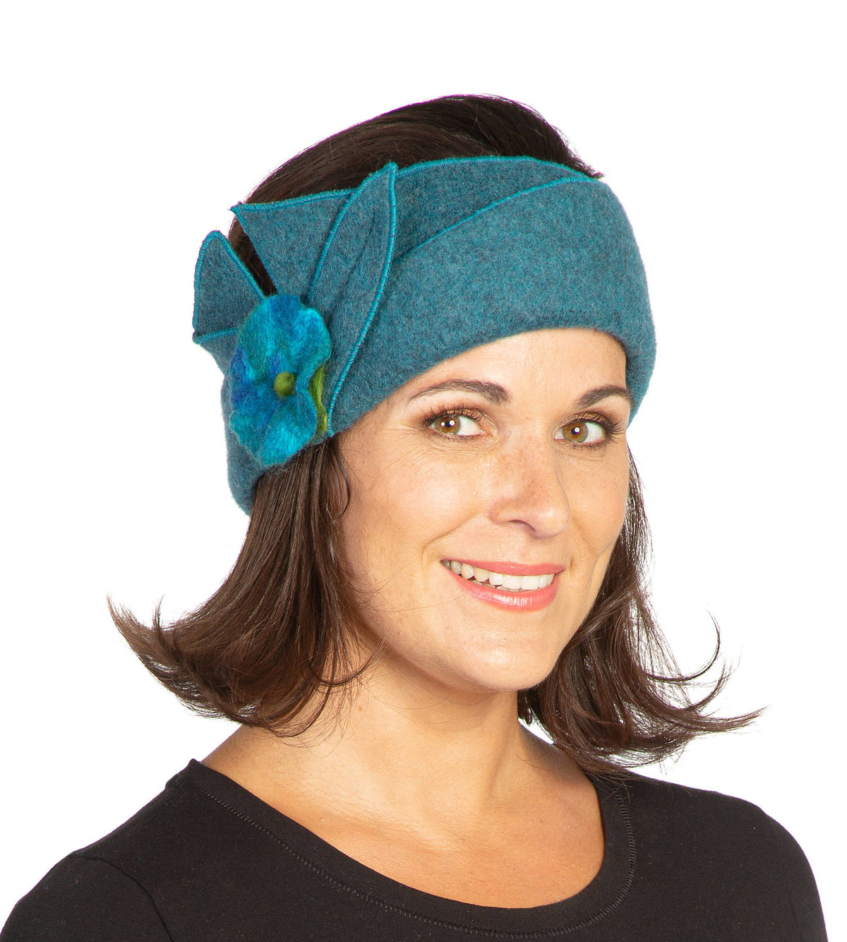 Stirnband Wolke türkis