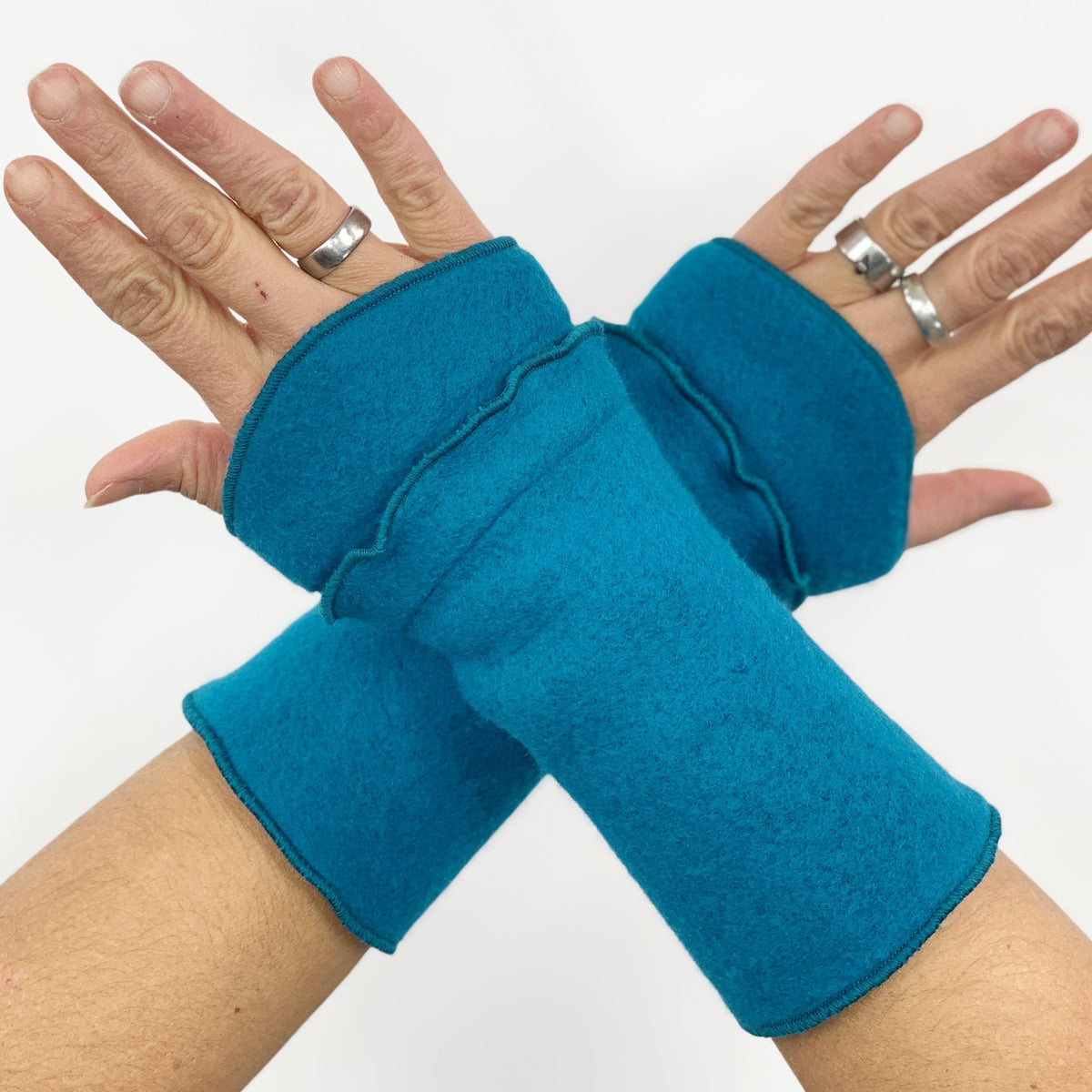 Stulpe Wolke türkis