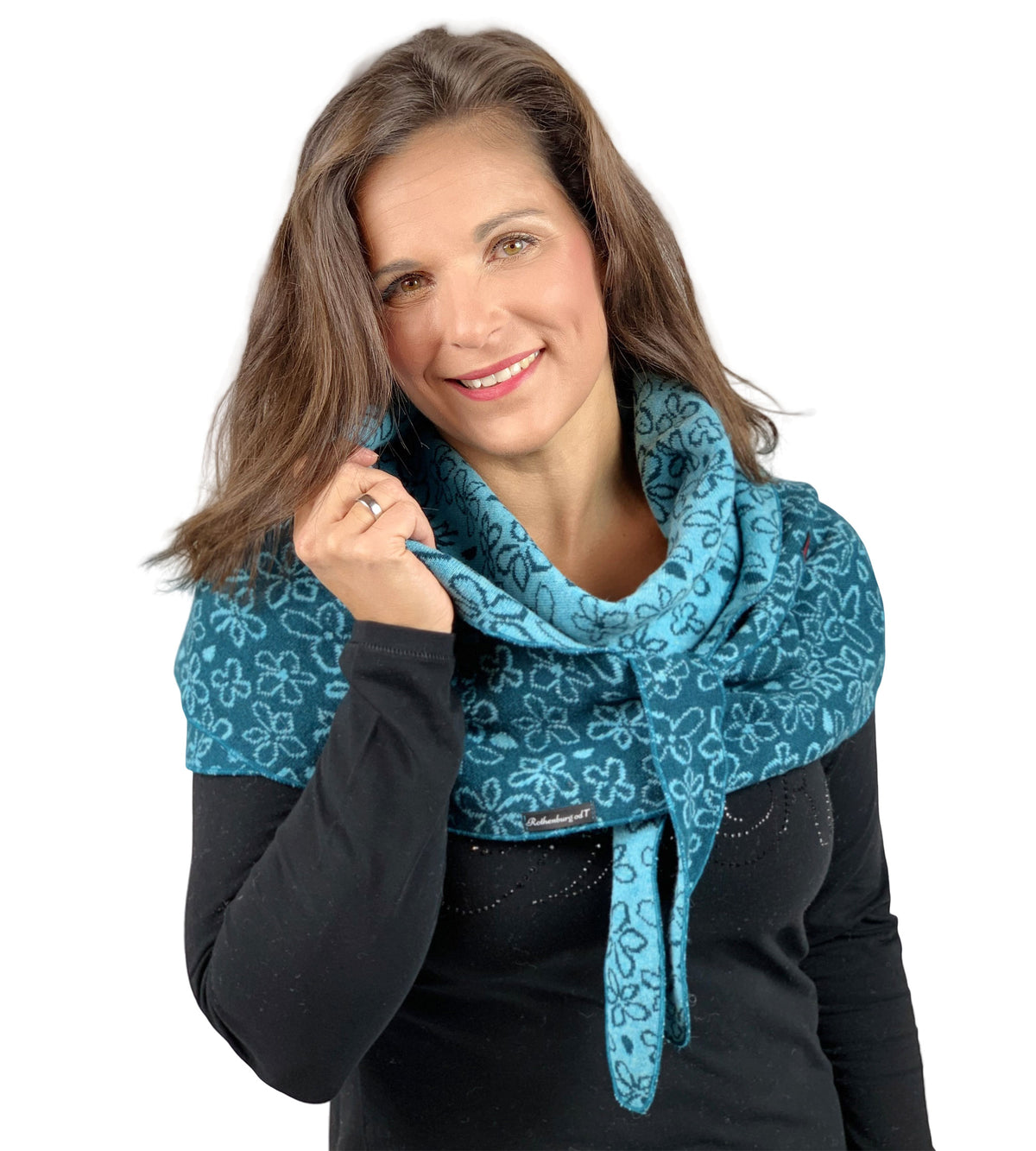 Verwandler Jule blau als Schal