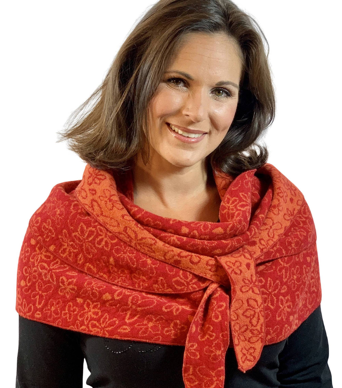 Verwandler Jule orange als Schal